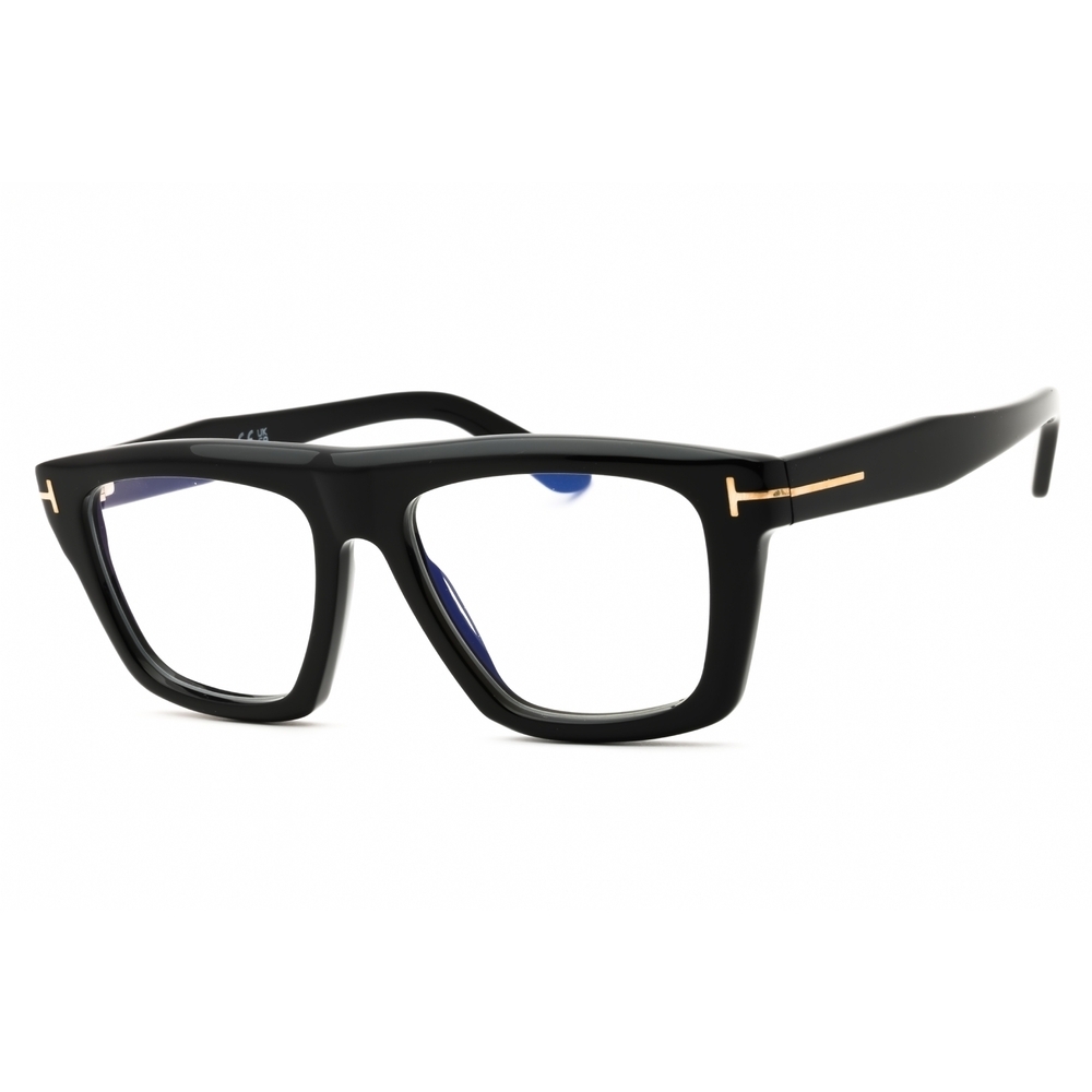 Tom Ford FT6059 Eyeglasses Shiny Black Acetate Rectangle
